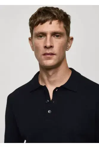 Polo Neck Wool Sweater - 4