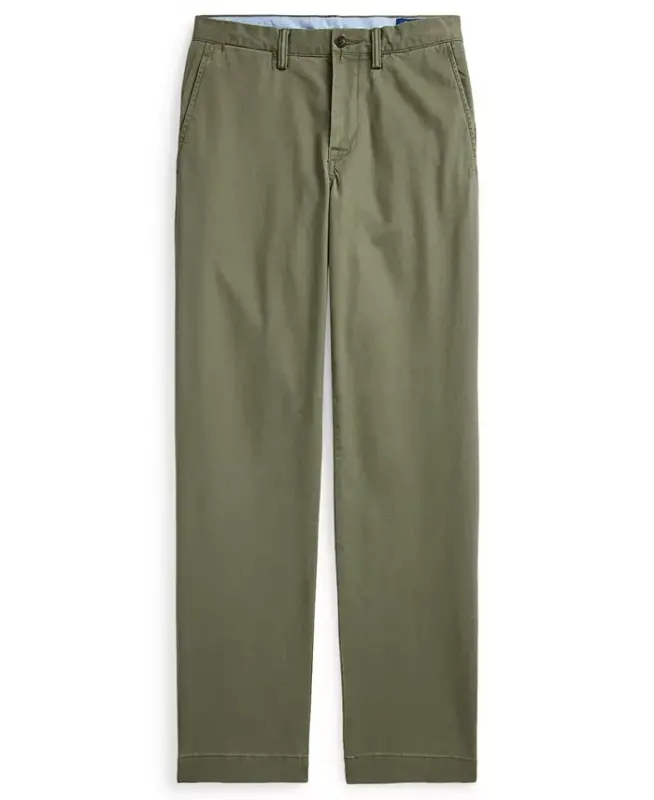 Polo Ralph Lauren Men's Straight-Fit Stretch Chino Pants - Army Olive - 5
