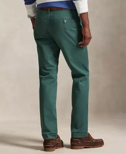 Polo Ralph Lauren Men's Straight-Fit Stretch Chino Pants - Charter Green - 4