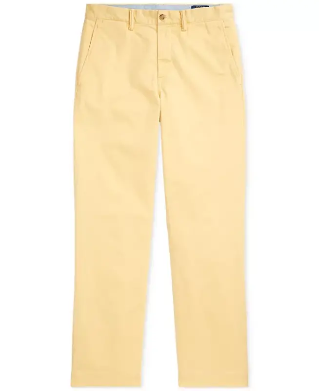 Polo Ralph Lauren Men's Straight-Fit Stretch Chino Pants - Corn Yellow - 5
