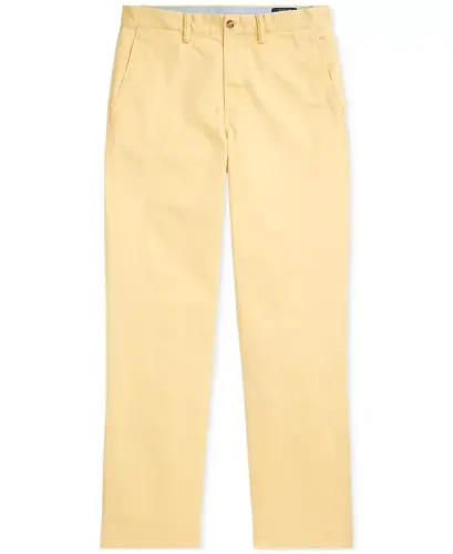 Men's Straight-Fit Stretch Chino Pants - Corn Yellow - 5