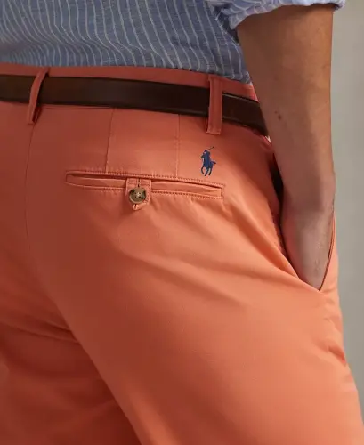 Men's Straight-Fit Stretch Chino Pants - DeepModazone - 3