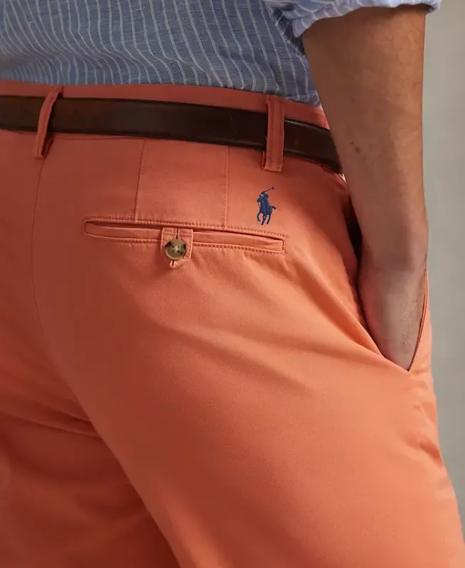 Men's Straight-Fit Stretch Chino Pants - DeepModazone - 3