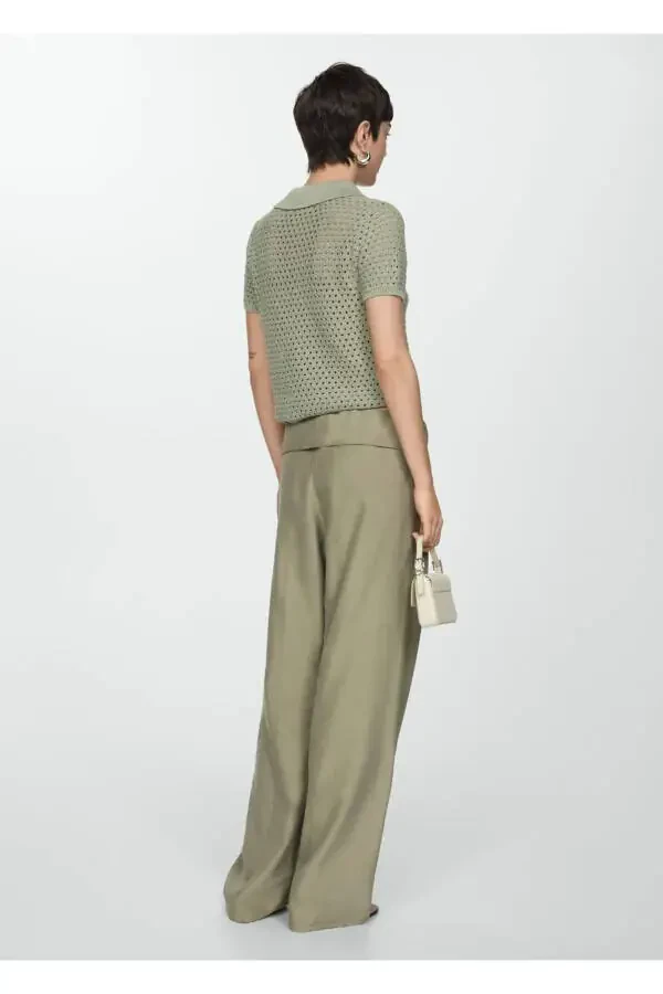 Поло с фактурой пике - 4