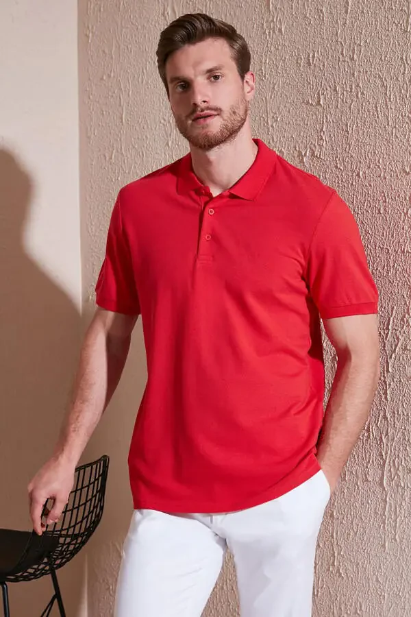 Поло с пуговицами, регулярная посадка, с воротником поло, для мужчин 5902127 - 14