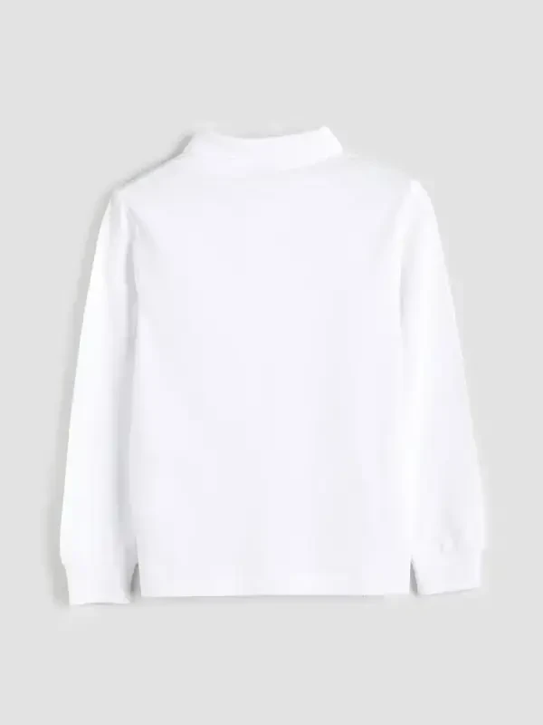 Polo shirt for boys, perfect for first day excitement. - 2