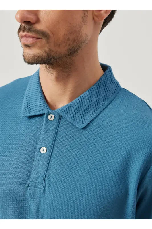 Gökmavi Erkek Polo T-Shirt 4A9000000001 - Gökmavi - 3