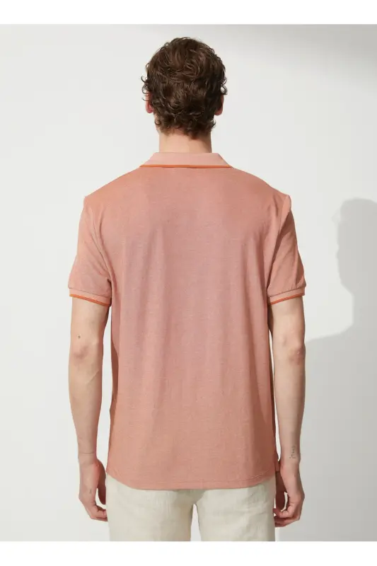 Kiremit Melanj Erkek Polo T-Shirt 4A9000000004 - Kiremit Melanj - 5