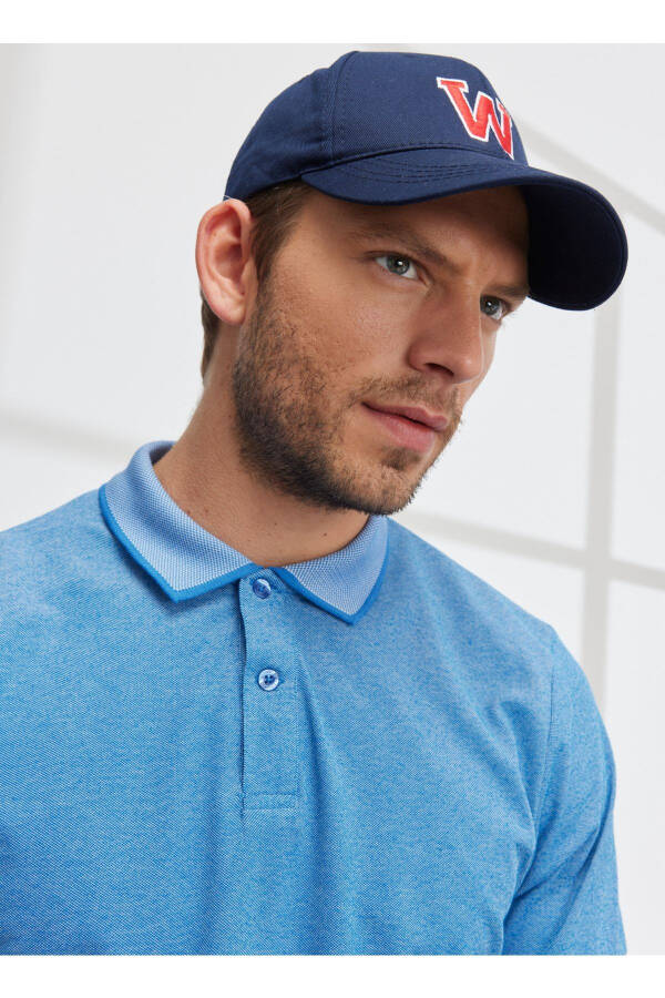 Polo Yaka Saks Melanj Erkak T-shirt 4a9000000003 - 3