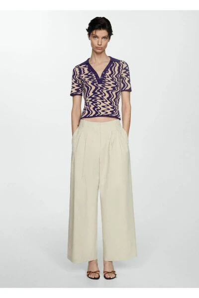 Polo yaxali sviter - MANGO (1)