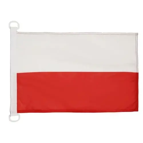 Poland NAUTICAL Flag 18'' x 12'' - Polish flags 30 x 45 cm. - Banner 12x18 in for boat - AZ FLAG - 2
