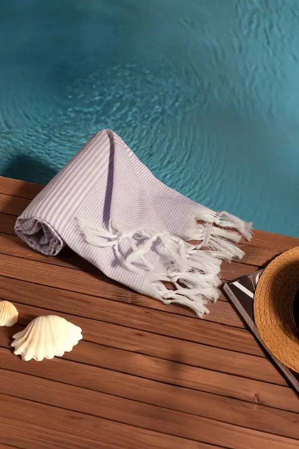 Полоса | 100% натуральный хлопковый пештемаль - 6