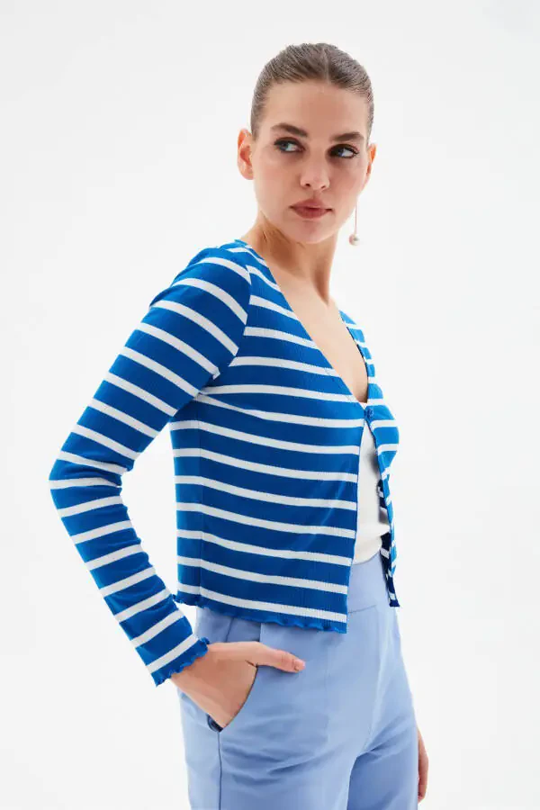 Полосатая кофта-122 - 5