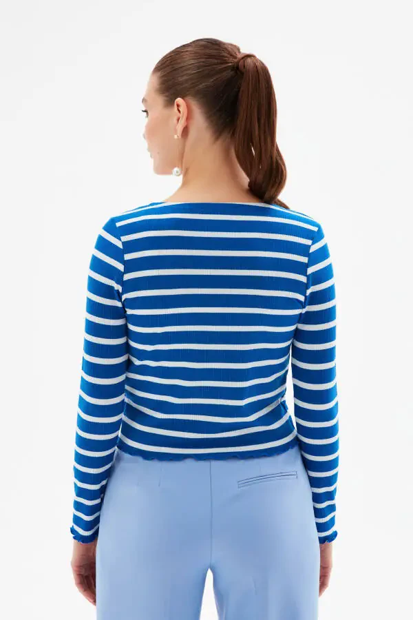 Полосатая кофта-122 - 6