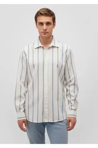 Полосатая Рубашка Regular Fit / Стандартный Крой 0211085- - 3