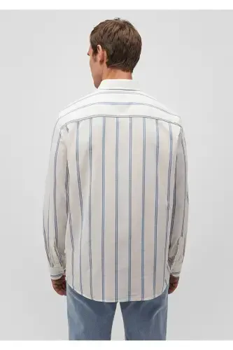 Полосатая Рубашка Regular Fit / Стандартный Крой 0211085- - 4