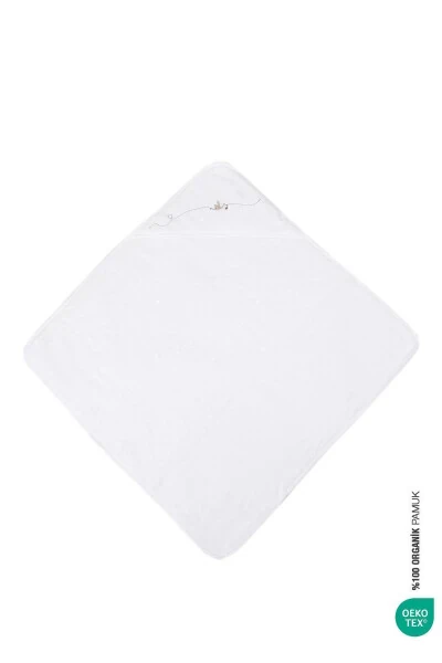 Полотенце для пеленания Bebe Marin Белое 75x75 - 4