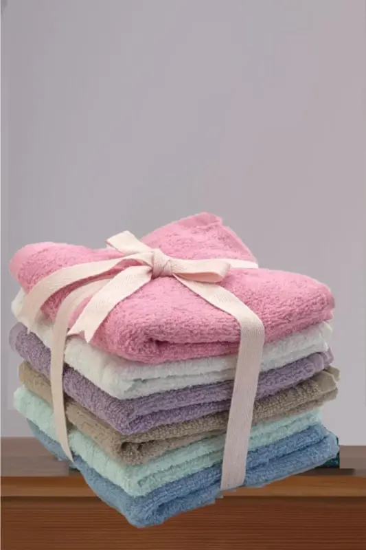 Полотенце Набор 30x30 Cm 12 Штук 100% Хлопок - 2