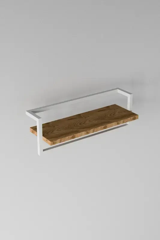 Полотенцедержатель Полка для ванной Полотенцесушитель Шарф Аксессуары Средства по уходу Организация ванной кухни Полка для специй-Белый - 8