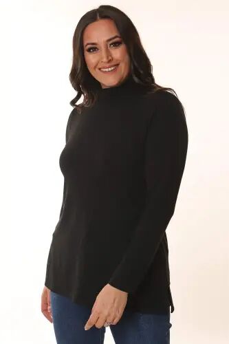 Полурыбак черный трикотаж - 1