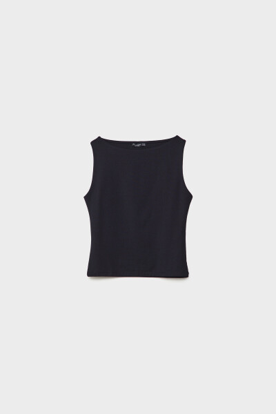 Polyamide Boat Neck T-shirt - 19