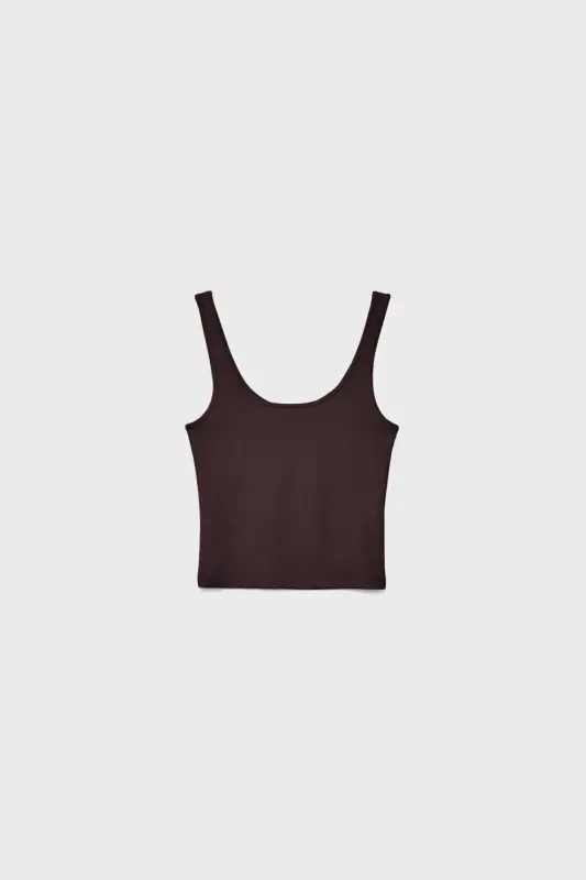 Polyamide t-shirt - Brown - 6