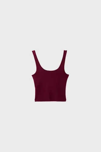 Polyamide t-shirt-Burgundy - 6