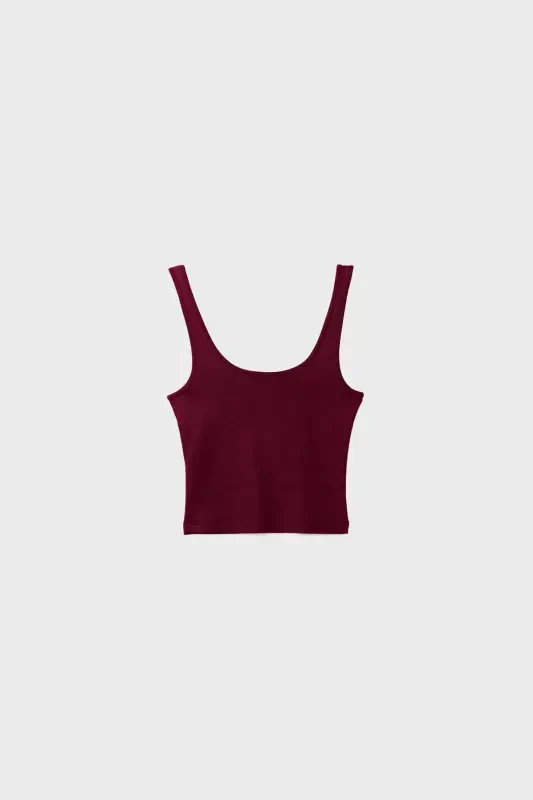 Polyamide t-shirt-Burgundy - 6