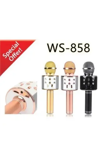 Polygold Ws 858 Blutooth Karaoke-pushti, oq - 3