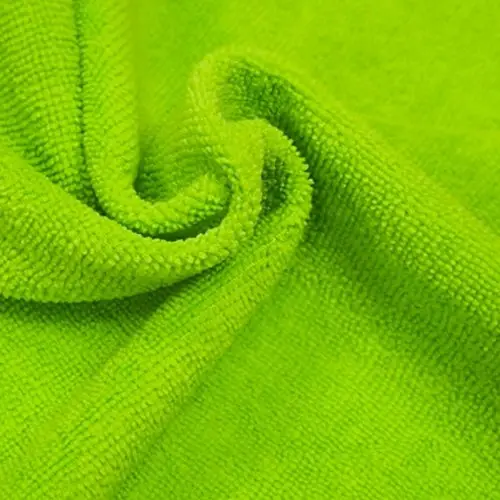 POLYTE Microfiber Tozalash Mato, 12 x 16 dyuym, Moviy, Yashil, Sariq, 24 dona - 5