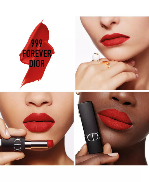 Помада Rouge Dior Forever Transfer-Proof 999 Forever Dior (Иконный красный Dior) - 3