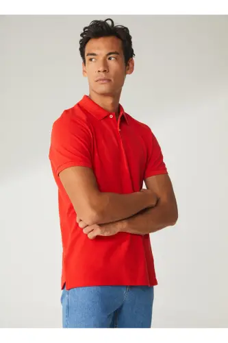 Pomegranate Flower Men's Polo T-shirt 4a9000000001 - 3