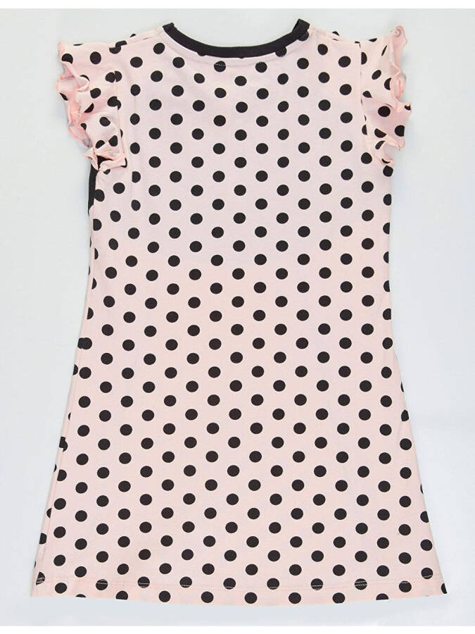 Pompom Dotted Cat Girl Dress - 4