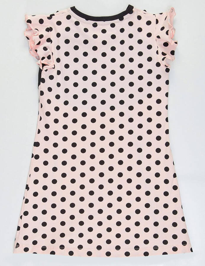 Pompom Dotted Cat Girl Dress - 9