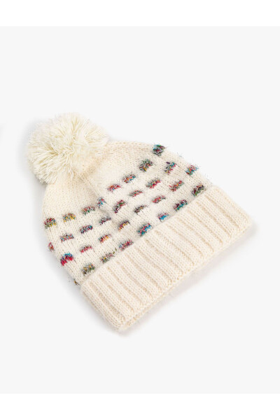 Pompom knitted beanie - 5