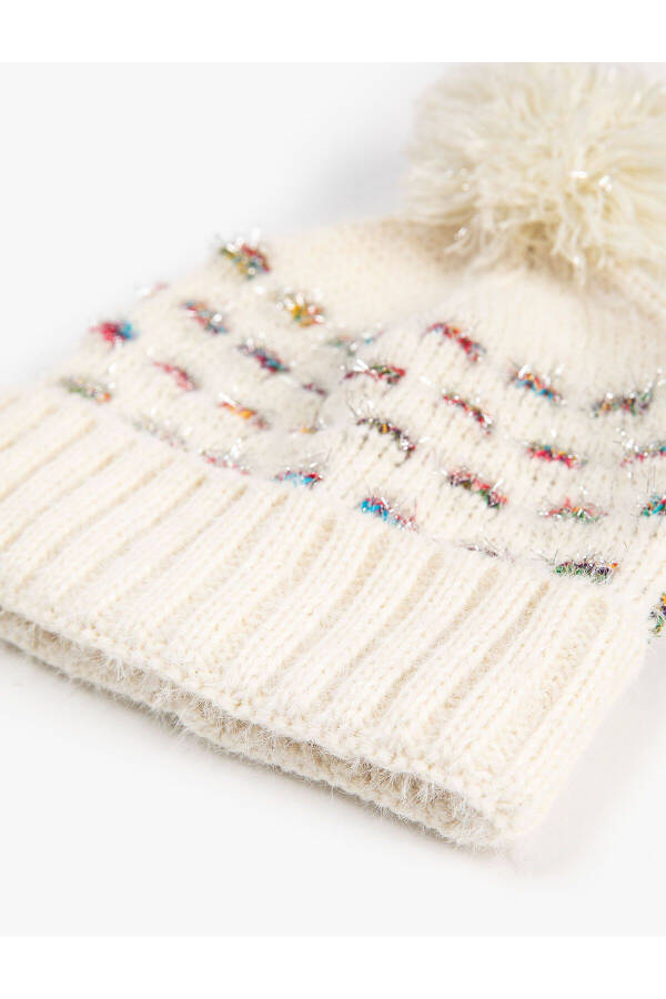 Pompom knitted beanie - 3