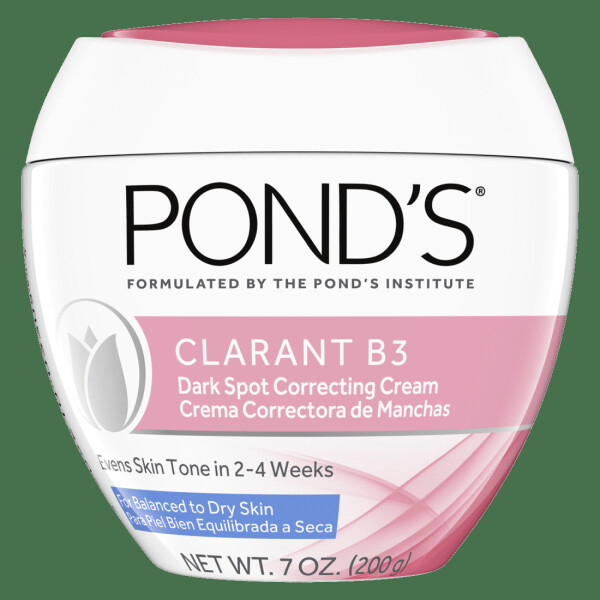 Pond's Correcting Facial Cream Clarant B3 Cream Koyu Leke Düzeltici Kuru Ciltler İçin 7 oz - 2