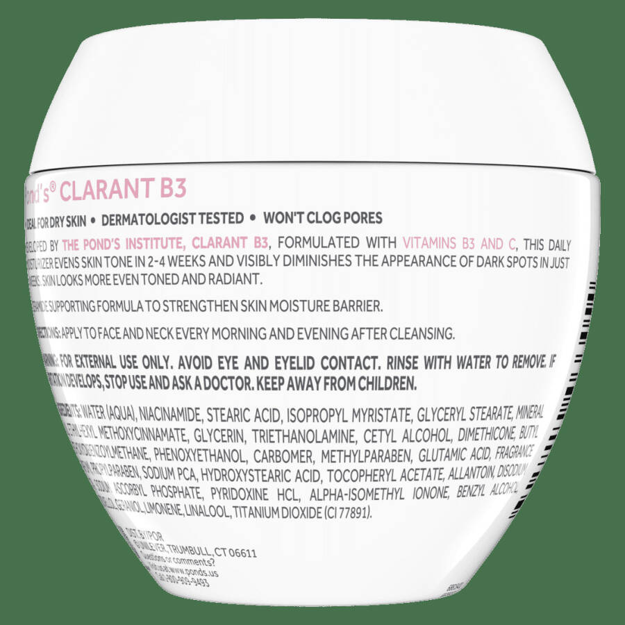 Pond's Correcting Facial Cream Clarant B3 Cream Quru Teri Uchun Qora Dogʻlarni Tozalovchi 7 oz - 11