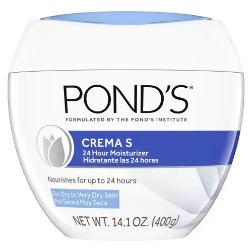 Pond’s Crema S Yuz Nemlendirici Krem, Quruqdan juda quruq teriga yuzni namlash uchun, 10.1 untsiya - 1