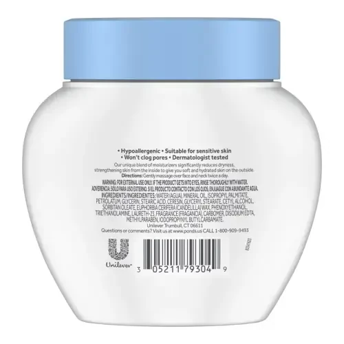 Pond’s Dry Skin Face Moisturizer Cream, Daily Facial Moisturizing 10.1 oz - 8