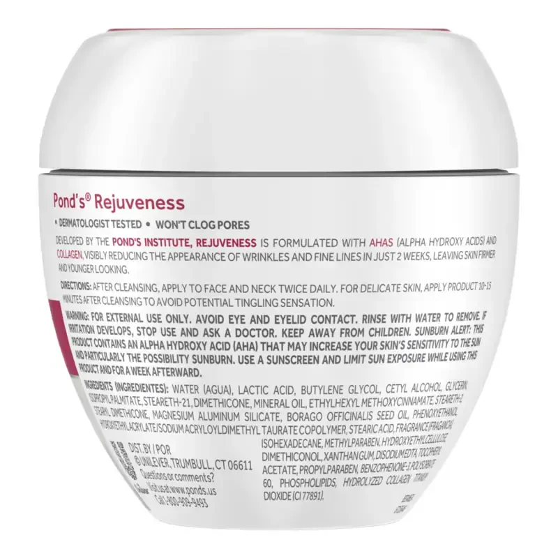 Pond's Rejuveness Anti-Ajinlar Krem, Barcha Teri Turlari Uchun Anti-Aging Yuz Namlagichi 200 gr - 8