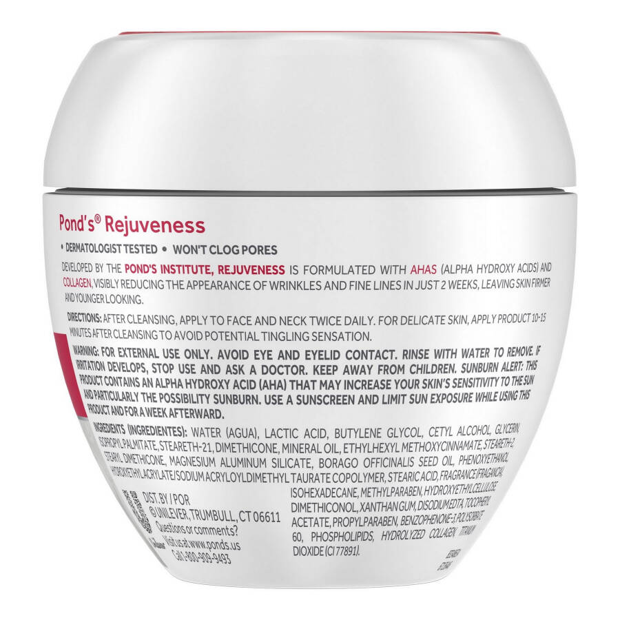 Pond's Rejuveness Anti-Wrinkle Cream, Anti Aging Face Moisturizer for all Skin 7 oz - 8