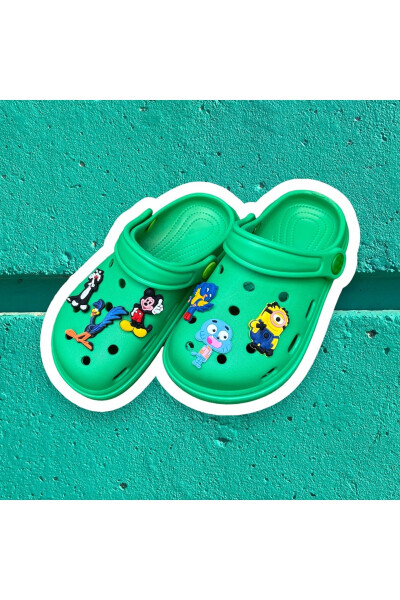 POOL-BEACH-DAILY DECORATED CHILDREN'S SLIPPERS - 8