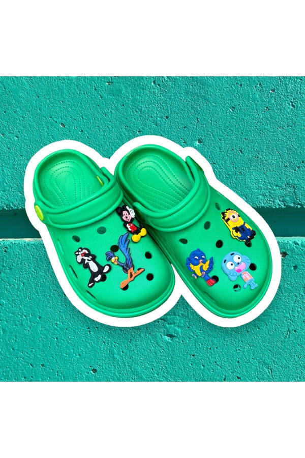 POOL-BEACH-DAILY DECORATED CHILDREN'S SLIPPERS - 9