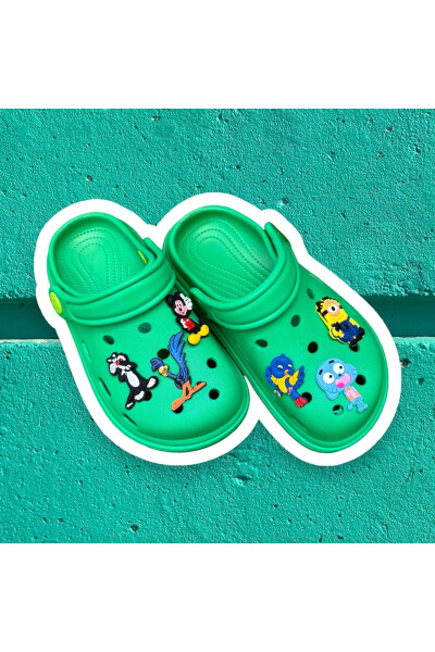 POOL-BEACH-DAILY DECORATED CHILDREN'S SLIPPERS - 6