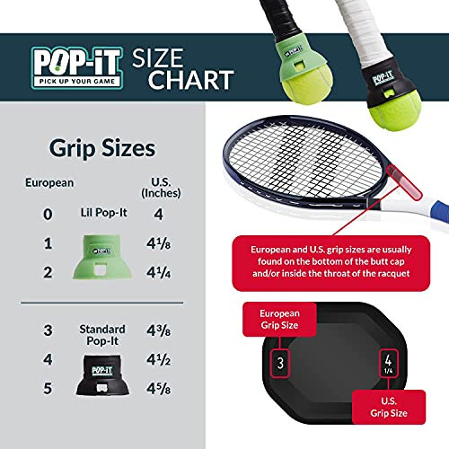 Pop-It Tennis to'pi yig'uvchi (Yosh o'lchami Yashil) Tennis aksessuarlari, ixcham va sayohat uchun qulay, Tennis uskunalari - 2