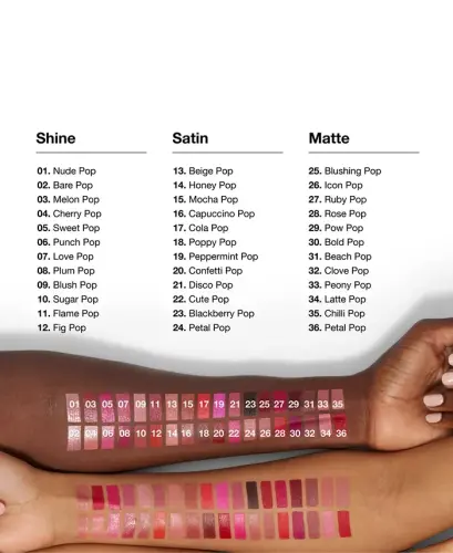 Pop Longwear Matte Lipstick, 0.14 oz.-Rose Pop - 6