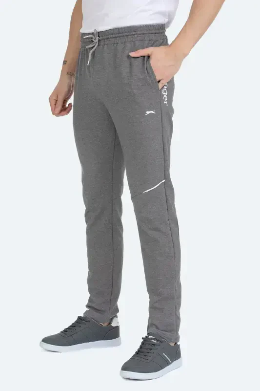 Pope Men's Tracksuit Bottoms Grey-Grey - 1