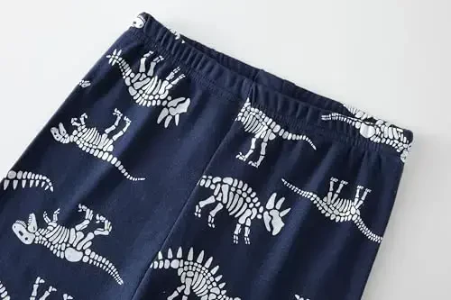 Boys Pajamas 100% Cotton Toddler 2 Piece Short Sleeve Pjs Kids Summer Sleepwear Clothes Set 3t-10t - 6