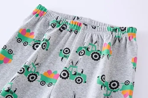 Popshion Boys Pajamas 100% Cotton Toddler 2 Piece Short Sleeve Pjs Kids Summer Sleepwear Clothes Set 3t-10t - 6